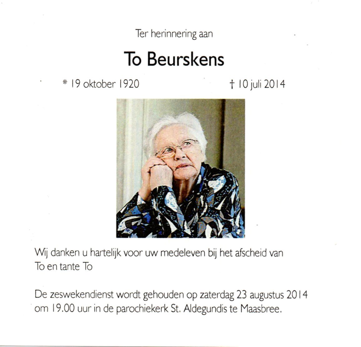 To Beurskens 2