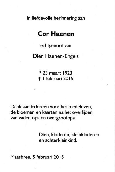 150201 Cor Haenen 1
