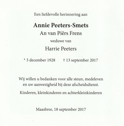 Annie Peeters Smets 2