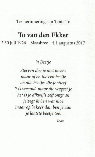 To van den Ekker2