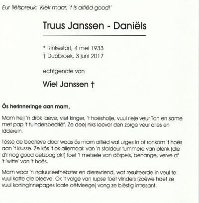Truus Janssen Daniels 2