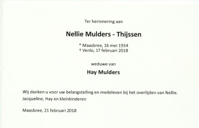 Nellie Mulders Thijssen 2