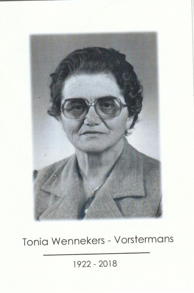 Tonia Wennekers Vostermans 1
