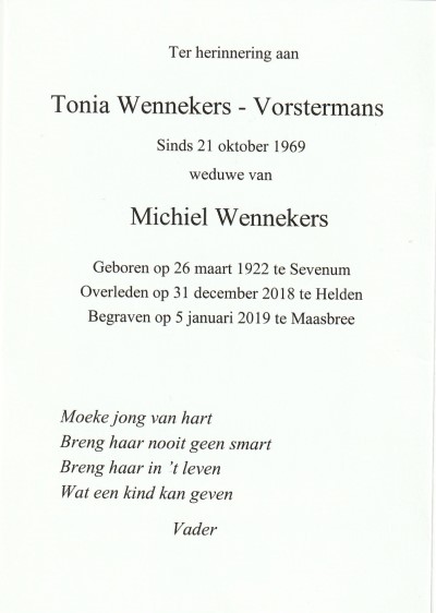Tonia Wennekers Vostermans 2